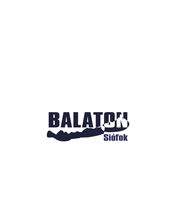 Balaton Siófok (színezhető) minta fehér pólón