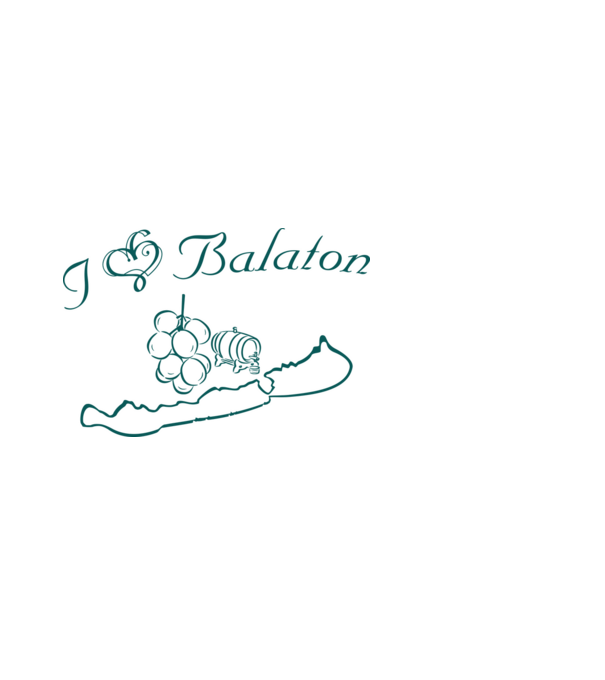 Ilove-Balaton (szinezhető) minta fekete pólón