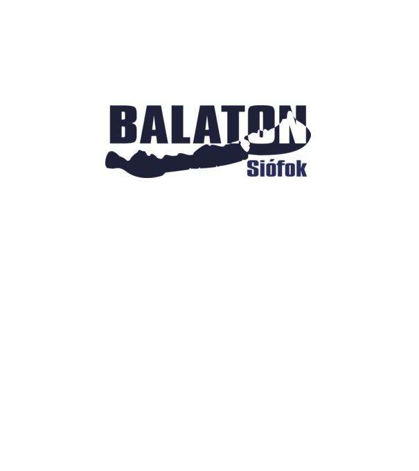 Balaton Siófok (színezhető) minta világos rózsaszín pólón