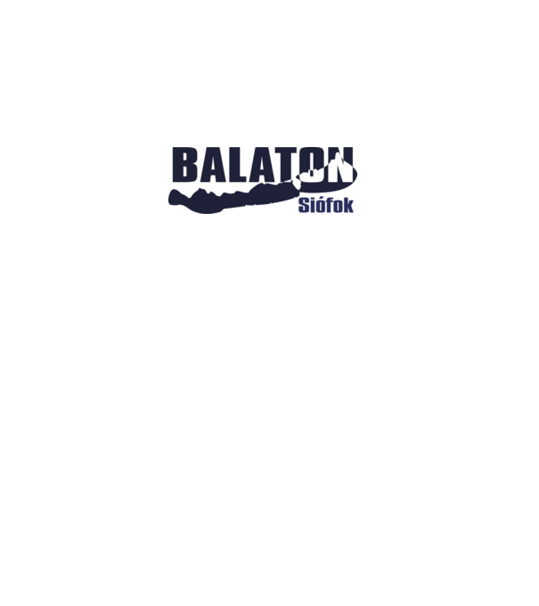 Balaton Siófok (színezhető) minta fehér pólón