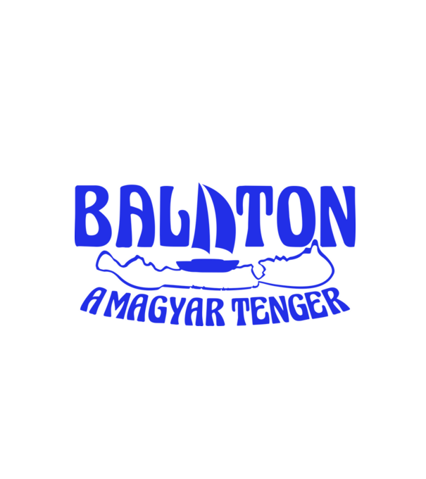 Balaton a magyar tenger (színezhető) minta türkiz pólón