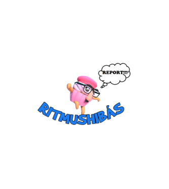 Ritmushibás minta fehér pólón