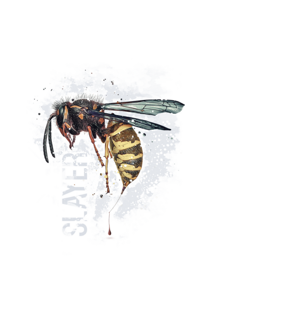 WASP minta fekete pólón