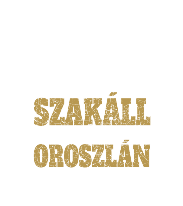 A férfi szakáll nélkül olyan, mint az oroszlán sörény nélkül. minta fekete pólón