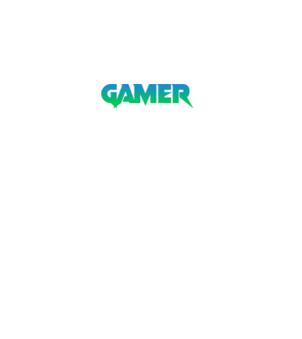 Gamer minta fekete pólón