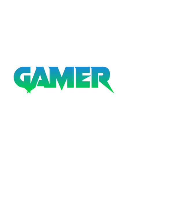 Gamer minta fekete pólón