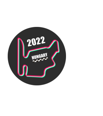 Hungaroring 2022 Formula 1 Magyar Nagydíj minta fehér pólón