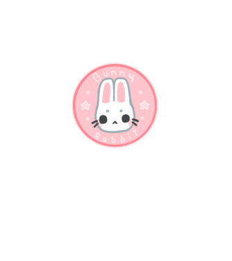 Nyuszi ₍ᐢᐢ₎ minta fehér pólón