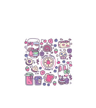 berrybunny minta fehér pólón