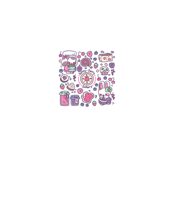 berrybunny minta fehér pólón