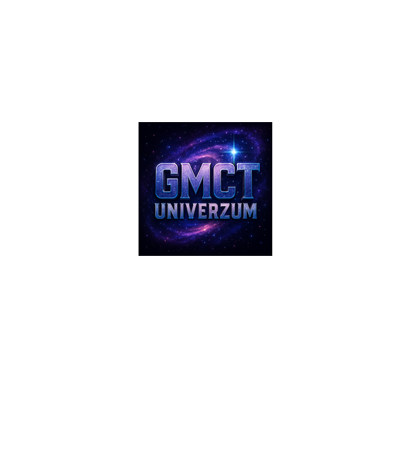 GMCT UNIVERZUM minta fekete pólón