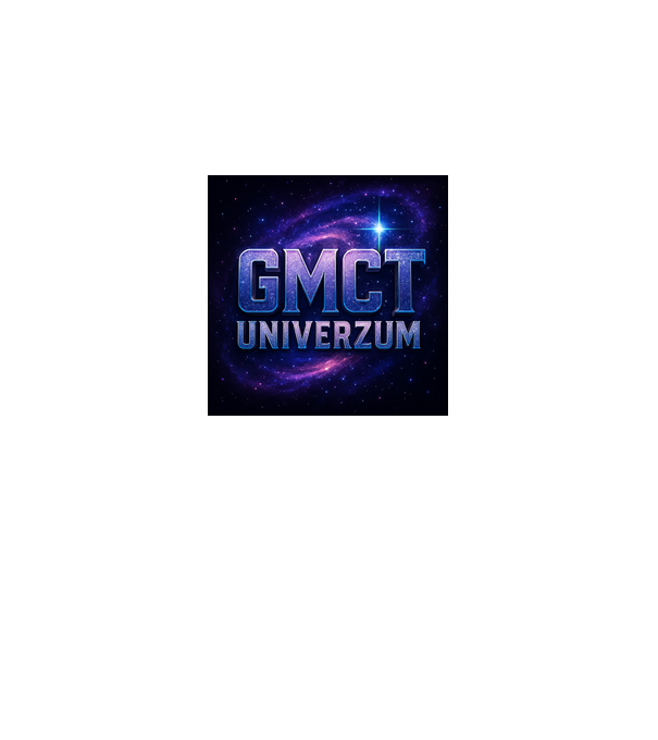 GMCT UNIVERZUM minta fekete pólón