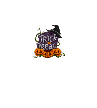 Trick or Treat minta piros pólón