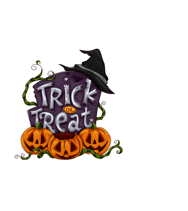 Trick or Treat minta piros pólón