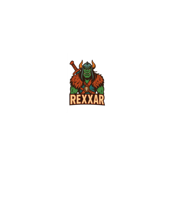 Rexxar minta szürke pólón