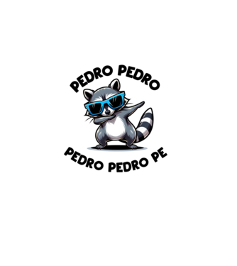 Pedro Pedro Mosómacis Mém minta fehér pólón