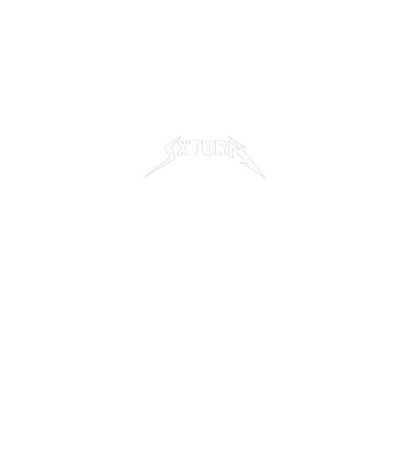 SXTURN ˝METALLICA˝ LOGO minta fekete pólón
