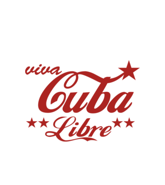 Cuba libre minta fehér pólón