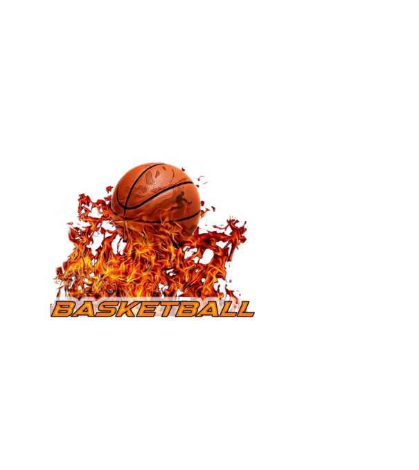 basketball minta fekete pólón