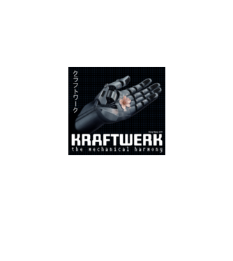 Kraftwerk fehér pólóra minta fehér pólón