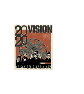 Die Krupps 2020 Vision minta sötétkék pólón