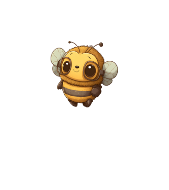 Aranyosabb Méhecske  minta bordó pólón