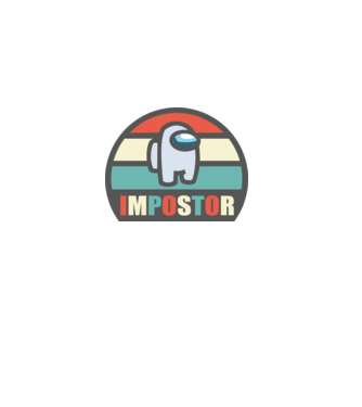 impostor 1 minta fekete pólón