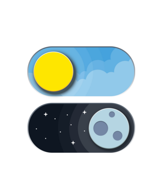day.night minta fehér pólón