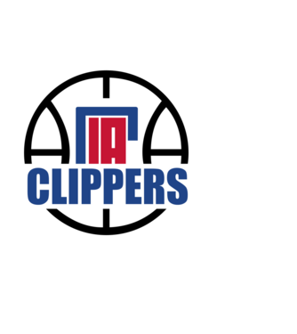 Clippers 1 minta fehér pólón