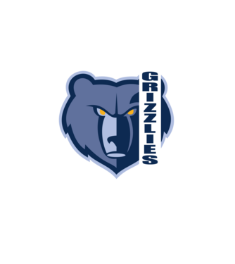 Memphis Grizzlies 1 minta fekete pólón