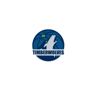 Minnesota Timberwolves minta fehér pólón