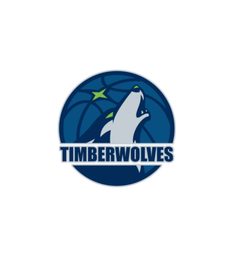 Minnesota Timberwolves minta fehér pólón