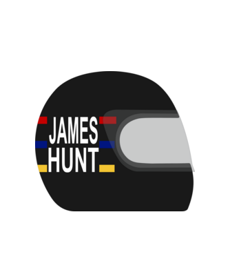 James Hunt sisak minta fehér pólón
