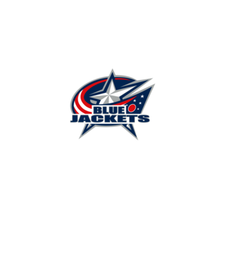 Blue Jackets 1 minta fehér pólón