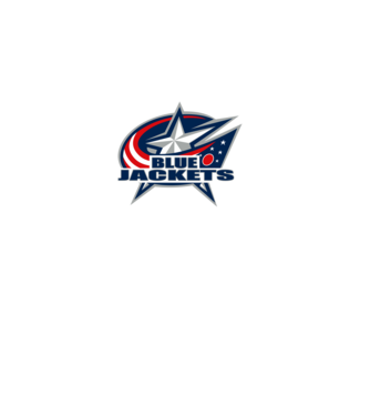 Blue Jackets 1 minta fehér pólón