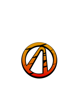 Borderlands 1 minta fehér pólón