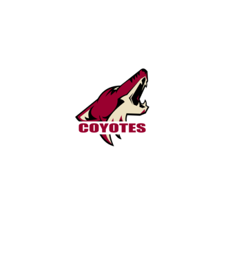 Coyotes 1 minta fekete pólón