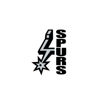 Spurs 1 minta szürke pólón