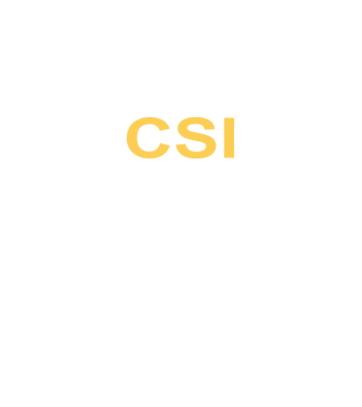 CSI minta királykék pólón