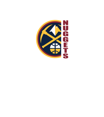 Denver Nuggets minta fekete pólón