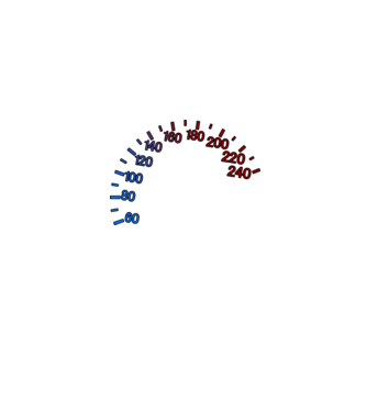 speed meter fehér minta szürke pólón