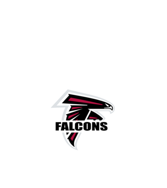 Falcons 1 minta fehér pólón