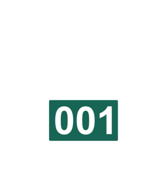 001 minta fehér pólón