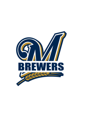 Brewers 1 minta fekete pólón