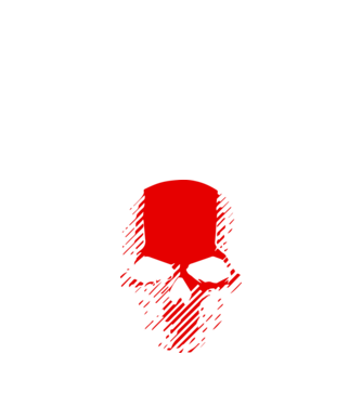 skull minta fekete pólón