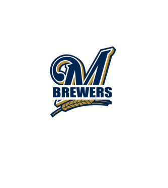 Brewers 1 minta fekete pólón