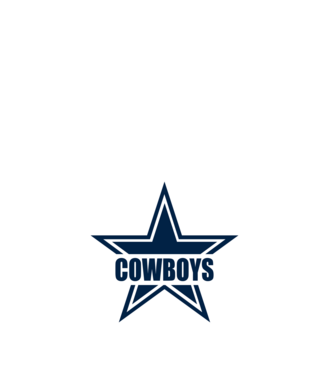 Dallas Cowboys minta fehér pólón