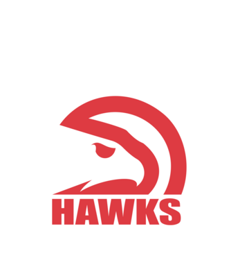 Hawks 1 minta fekete pólón