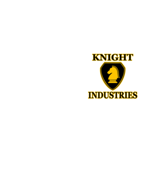 Knight Industries minta neonsárga pólón