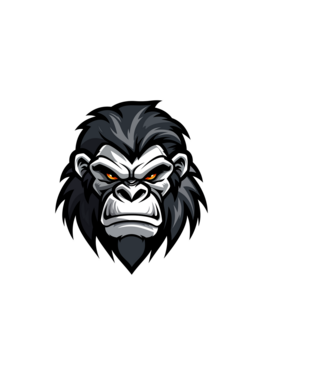 Gray Gorilla minta világos rózsaszín pólón